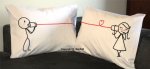 BoldLoft Say I Love You Couple Pillowcases-romantic Valentines Gifts for Couples, Cute Valentines Day Gift Ideas, Good Couple Gifts for Valentines, Romantic Anniversary Gifts Image 3