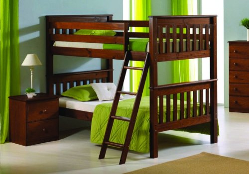 Bunk Bed Twin over Twin Mission style in Espresso